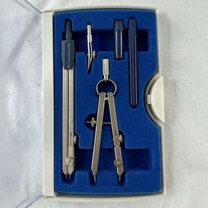 Staedtler Mars Superbow‎ Drawing Instrument Set  5 Piece Vintage Drafting Case